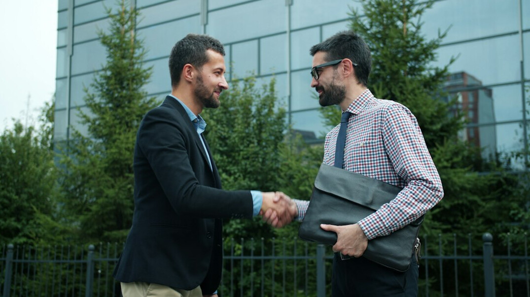 professional handshake