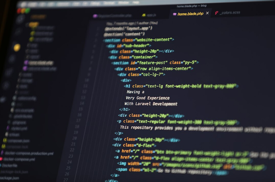 creative coding project on screen