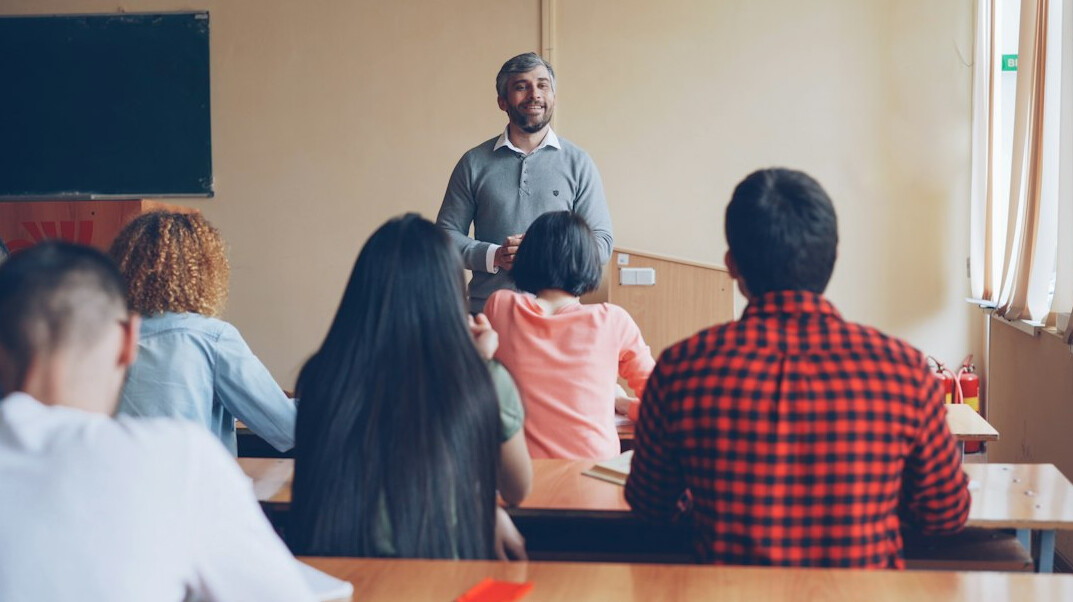group discussion in classroom